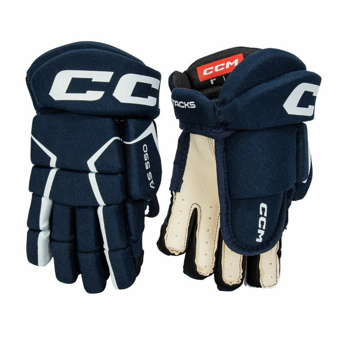 CCM Tacks AS550 Youth Glove '22 Gloves CCM 8" Navy/White 