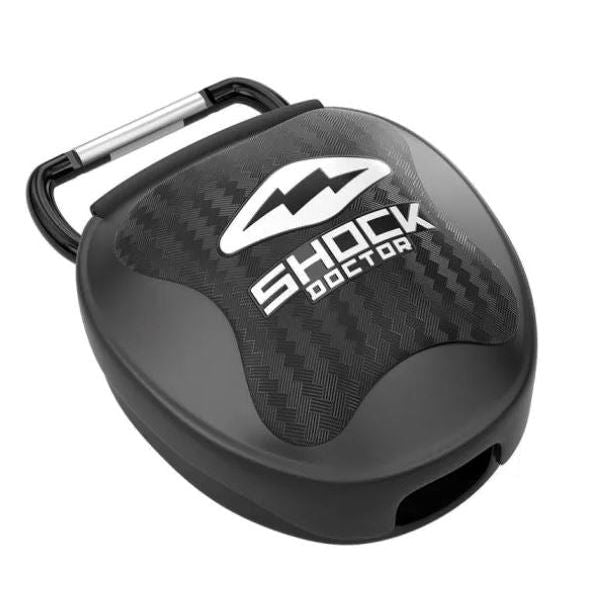 Shock Doctor Mouthguard Anti Microbial Case Accessories Shock Doctor Black
