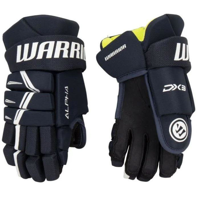 Warrior Alpha DX3 Youth Gloves Gloves Warrior Navy 8" 