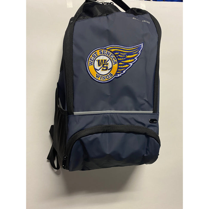 West Seneca Wings Bauer Pro Custom Backpack Bags Bauer 